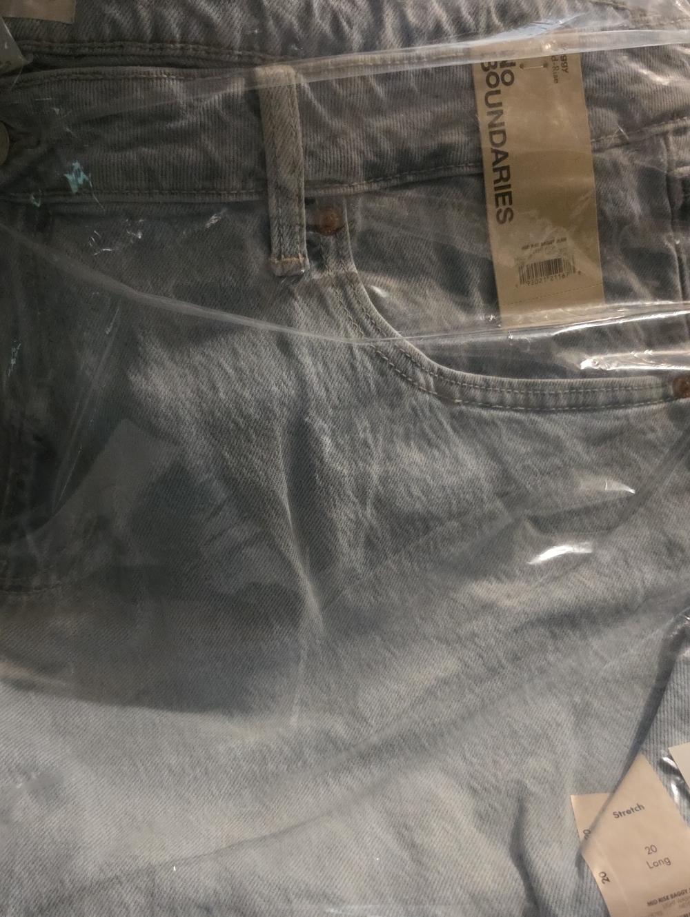 No Boundaries Light Blue Relaxed Women’s Jeans